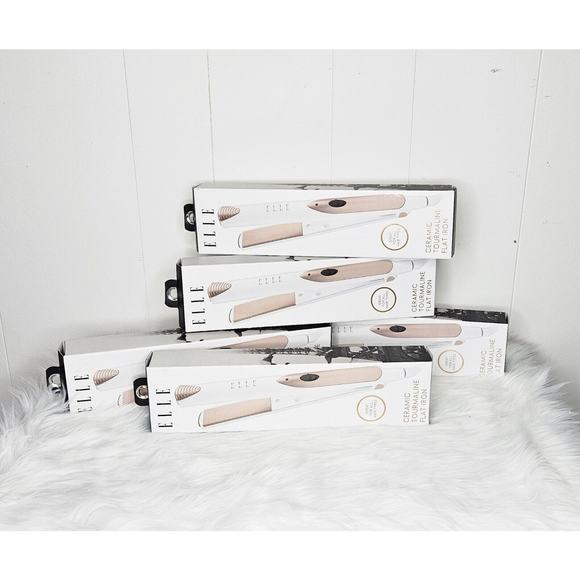 *NIB* Elle Ceramic Tourmaline‎ Flat Iron - Picture 3 of 7